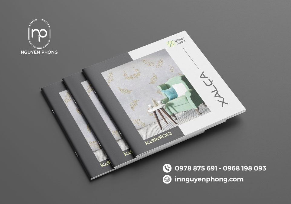 Kích thước catalogue phổ biến nhất là A4